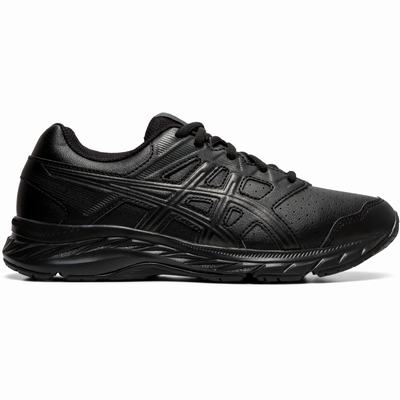 Asics Contend Sl GS - Lasten Juoksukengät - Mustat/Valkoinen